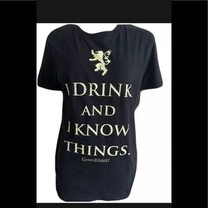 GAME OF THRONES black t-shirt